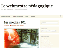 Tablet Screenshot of lewebmestrepedagogique.com